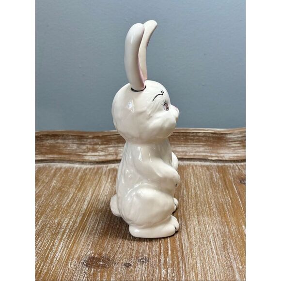 Vintage House of Lloyd Bunny Rabbit Figurine Baby Utensil Set Easter Decoration - Picture 6 of 12